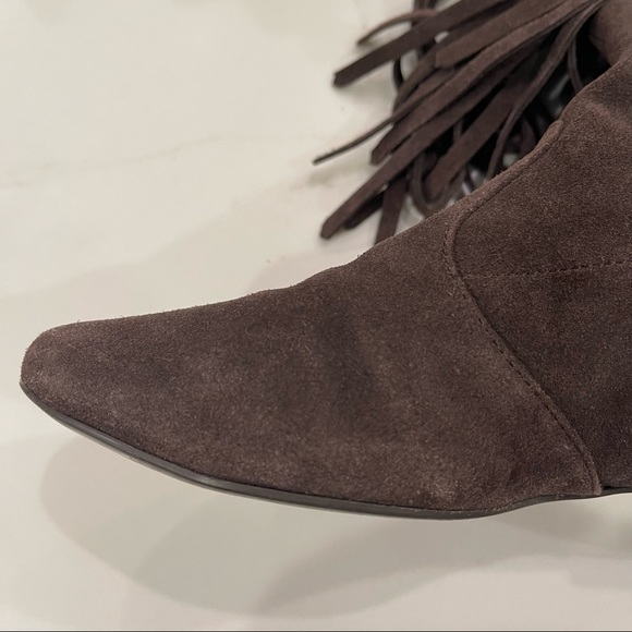 Sam Edelman brown fringe booties - Picture 7 of 16